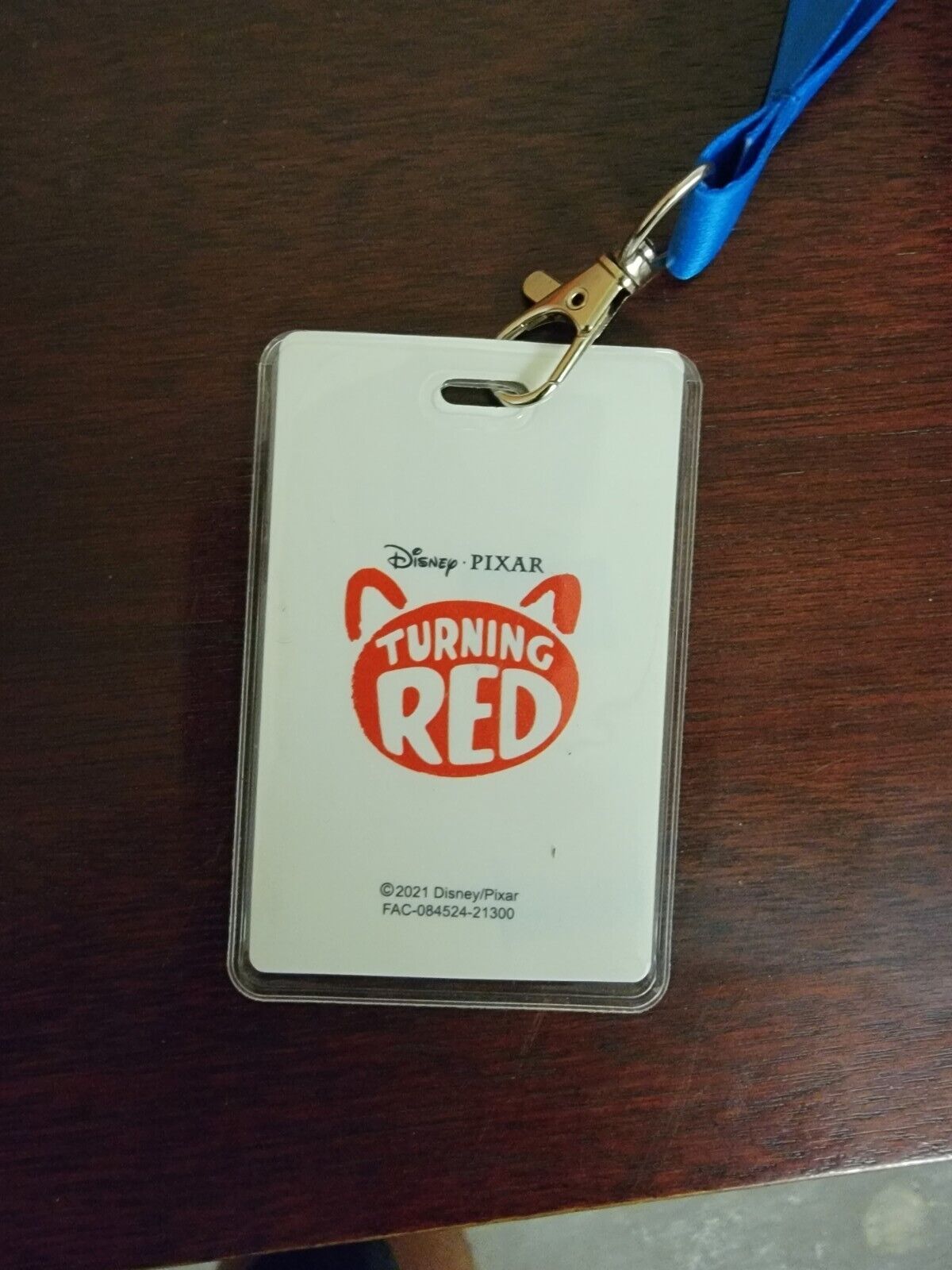 (New) Official Disney Pixar Turning Red Hooded Poncho with Meilin Lee Badge