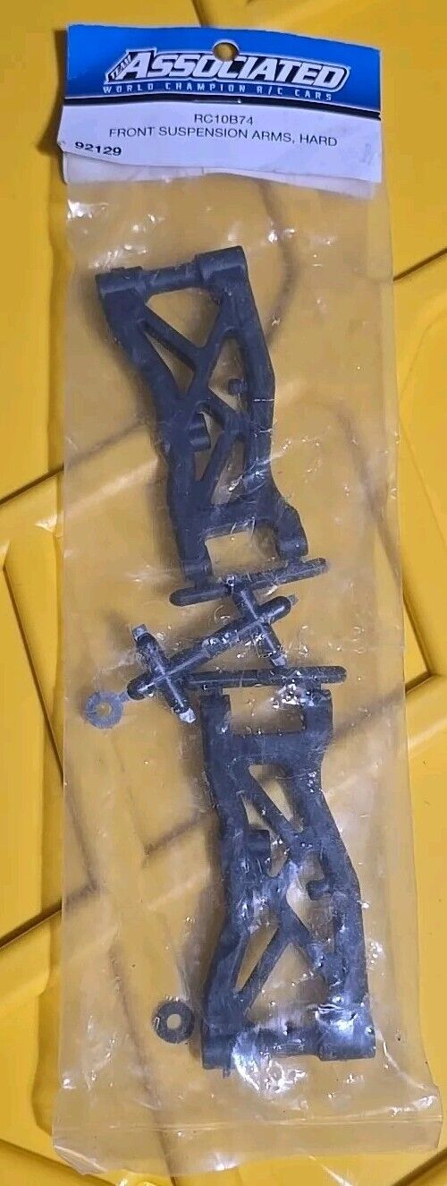 ASC92129 Team Associated B74 Front Suspension Arms, hard