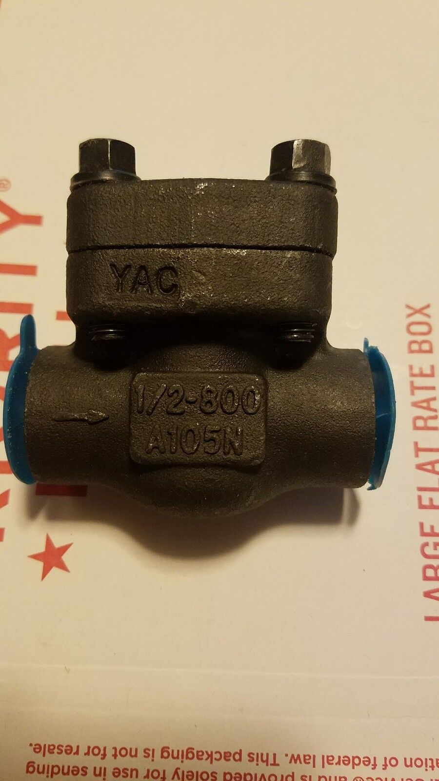 Sharpe Piston Check Valve 1/2". A105N.