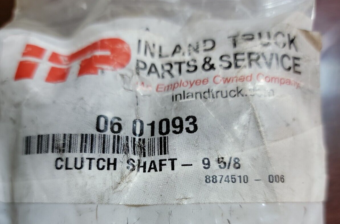 (New) Inland Truck Parts 06-01093, S-19133 CLUTCH SHAFT 9-5/8 IN (Peterbilt 387)