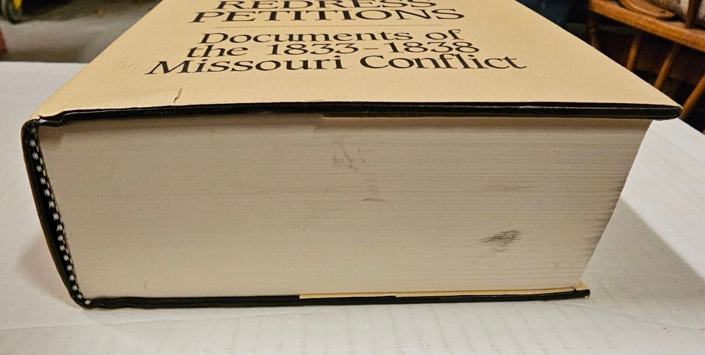 Mormon LDS Redress Petitions Docs 1833-1838 Missouri Conflict, 1st Print HCDJ