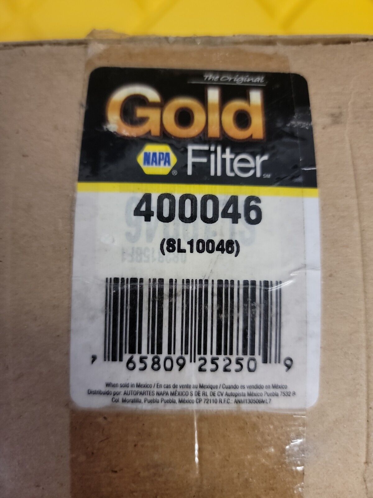 (New) Napa Gold 400046 Filter Element.(WIX #WL10046, Hengst E423H ENERGETIC)