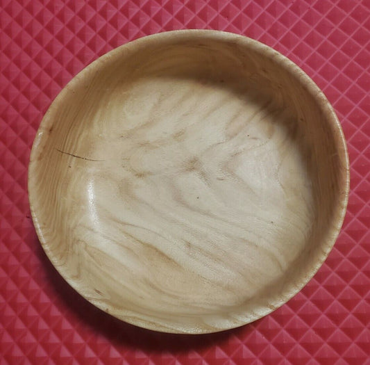 Hand Turned Honey Locus Wood Bowl 6.25"x2"(Roughly)