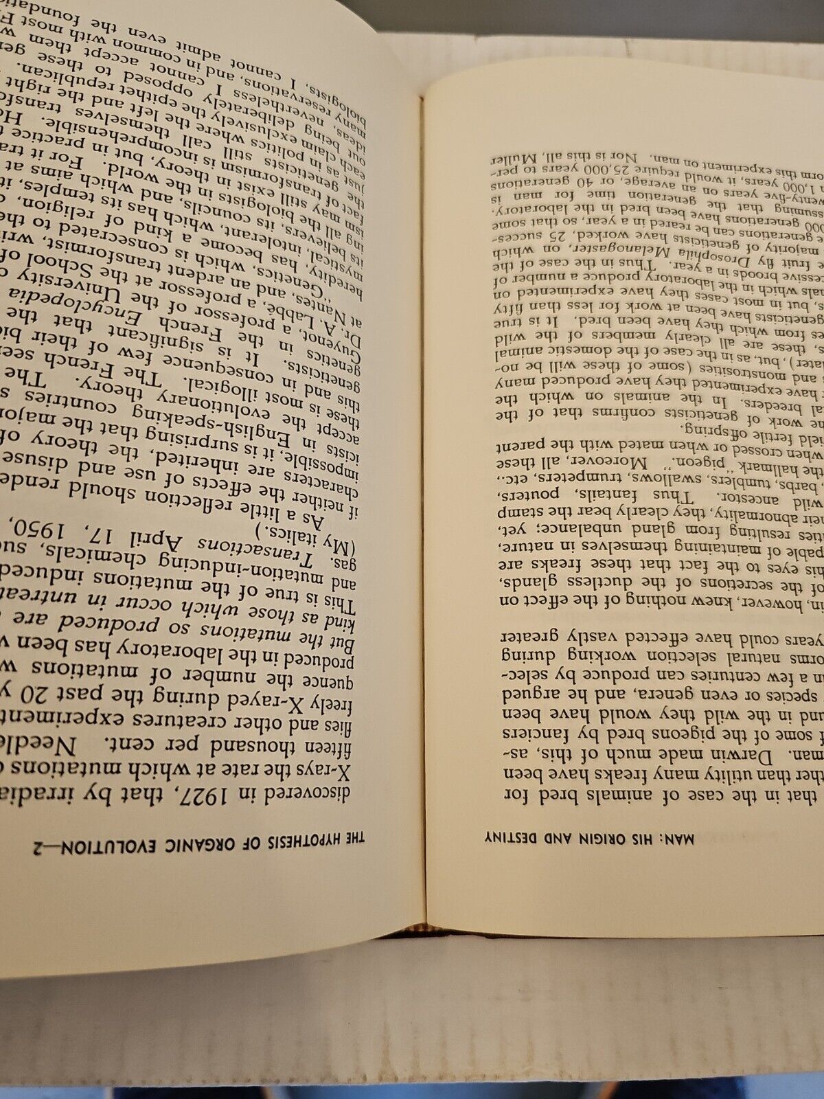 Man His Origin and Destiny, Joseph Fielding Smith. Second Printing, 1954