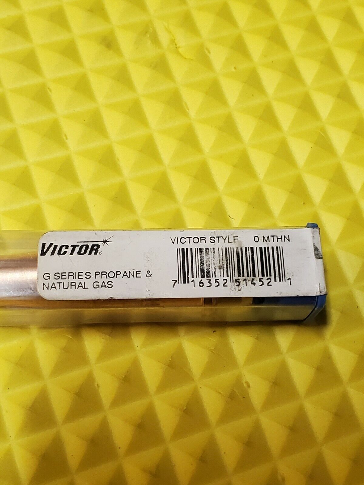 Victor G SERIES PROPANE & NAT GAS. STYLE 0-MTHN. 0333-0364