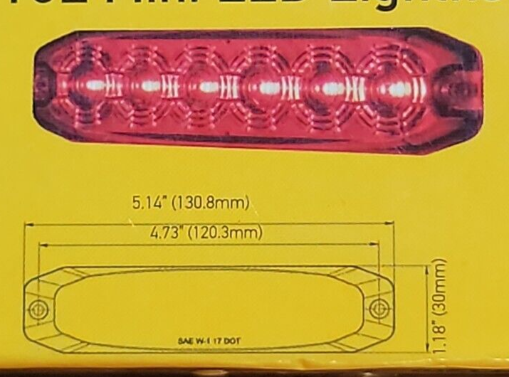 (New) Hella H22897031 MST6E Mini LED Lighthead, Warning Light