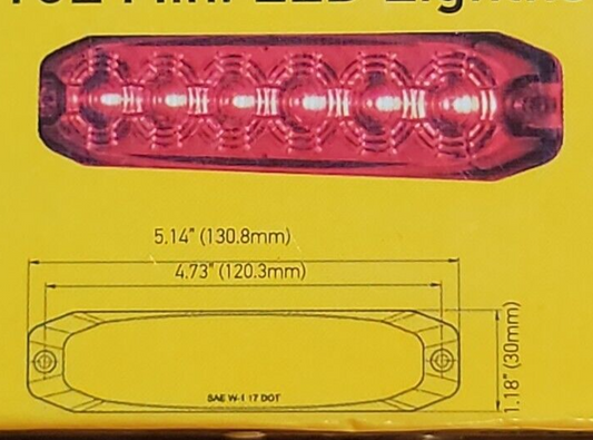 (New) Hella H22897031 MST6E Mini LED Lighthead, Warning Light