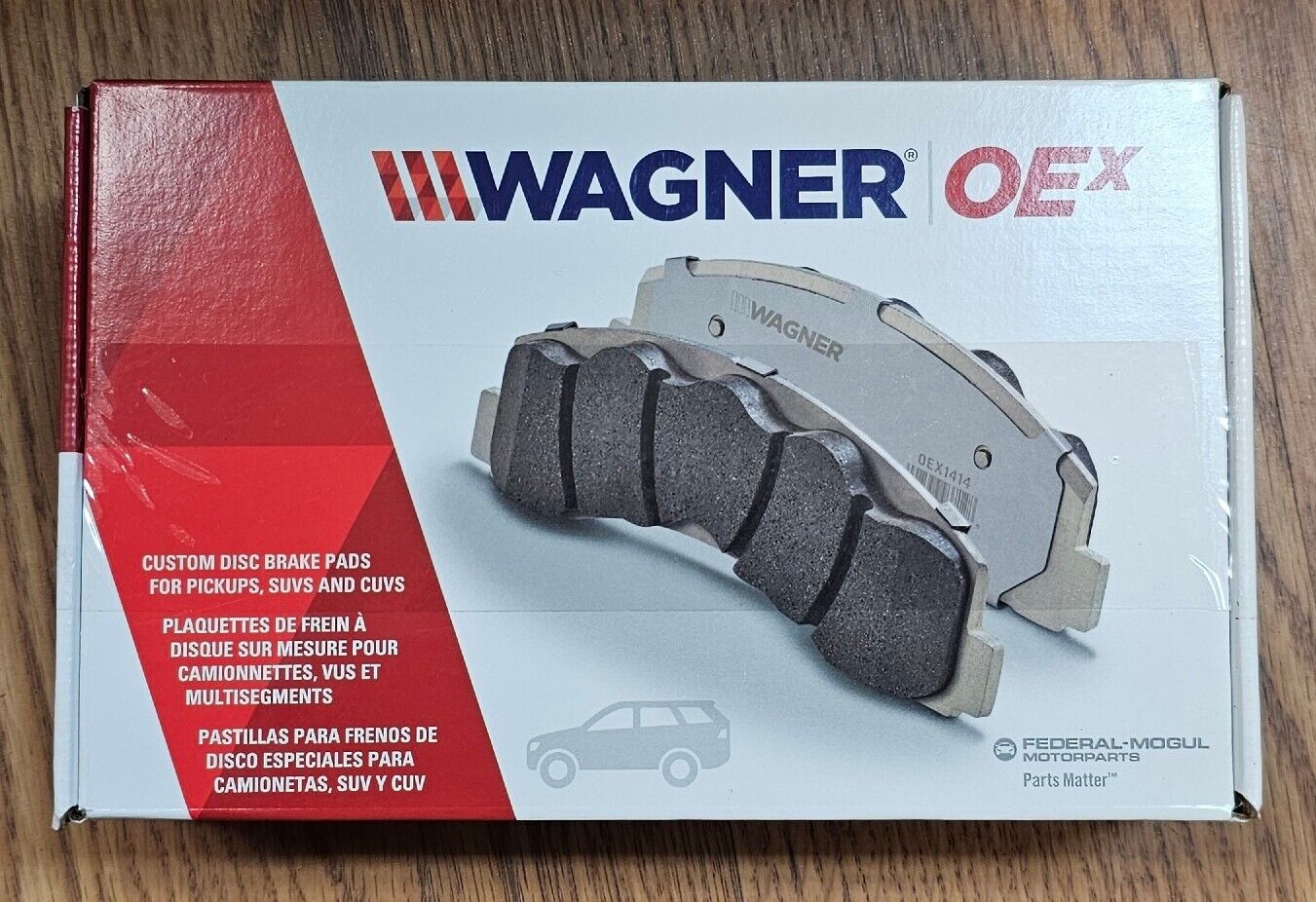 (New) Wagner OEX1809 Rear Disc Brake Pad Kit (fits 15-22 Jeep Renegade)