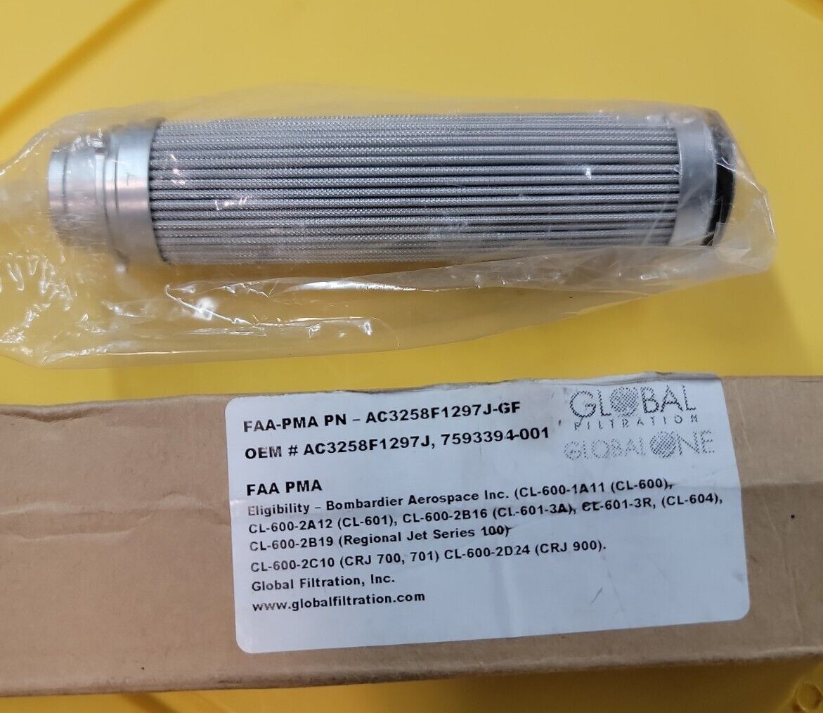 (New) Global Filtration AC3258F1297J-GF Hydraulic PMA Filter