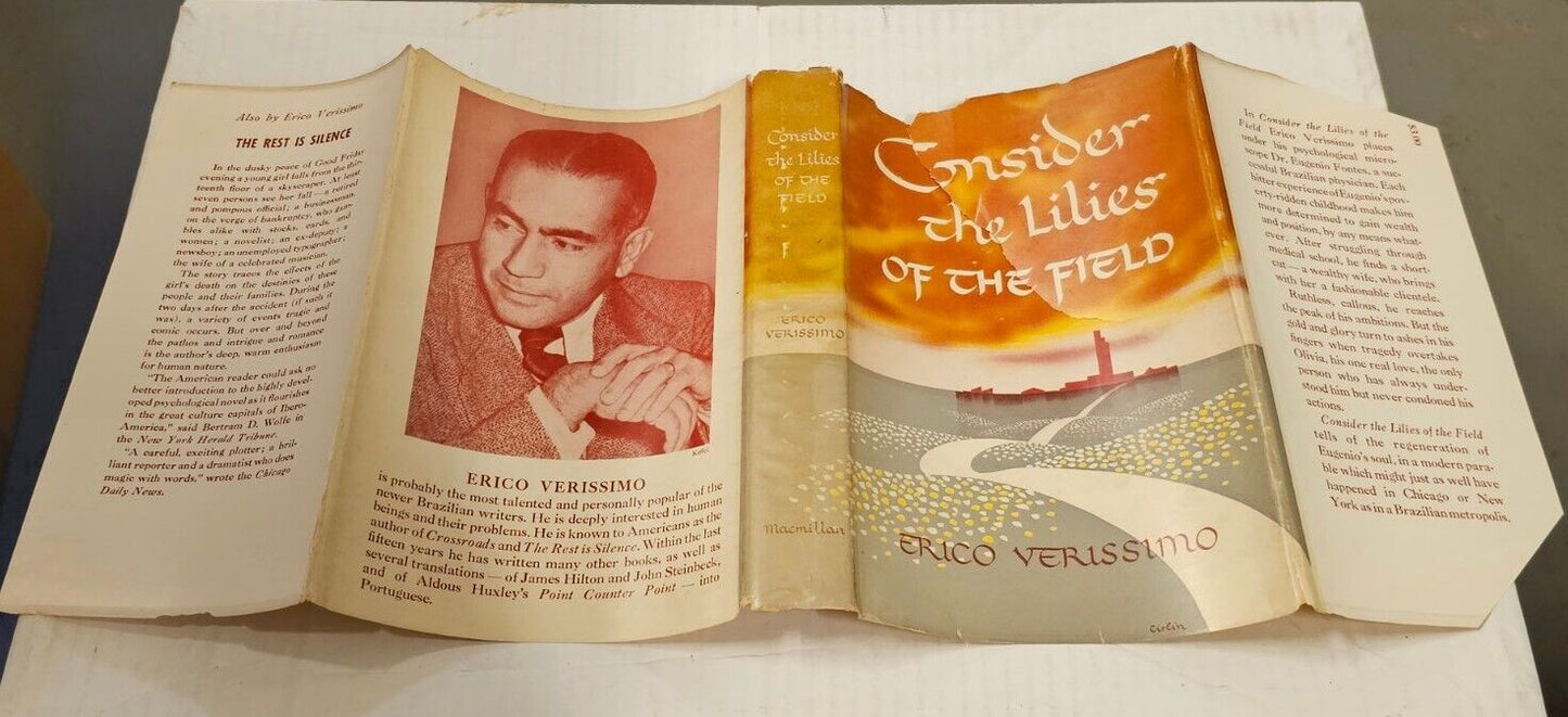 (VG/DC) Consider The Lilies Of The Field by Erico Verissimo, 1947 First Printing