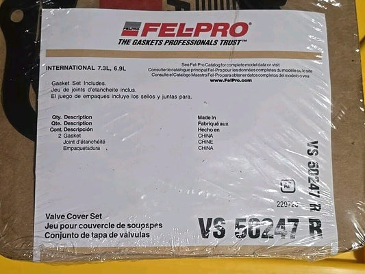 (Damaged Package) Engine Valve Cover Gasket Set Fel-Pro VS 50247 R