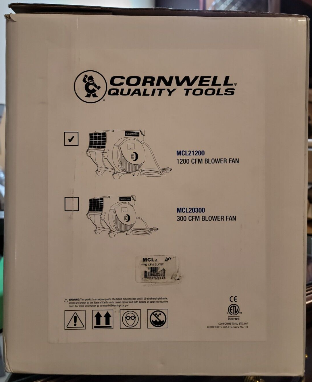 (NEW) Cornwell Tools MCL21200A Blower Fan