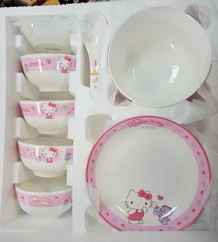 (New) Officially Licensed Sanrio Hello Kitty 16pc Tableware set