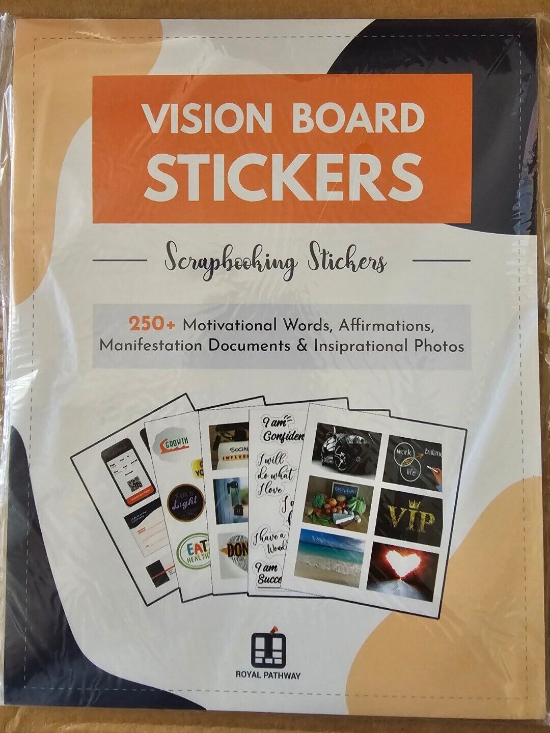 (New) Royal Pathway Vision Board Stickers / Scrabooking Stickers. 250+ Stickers